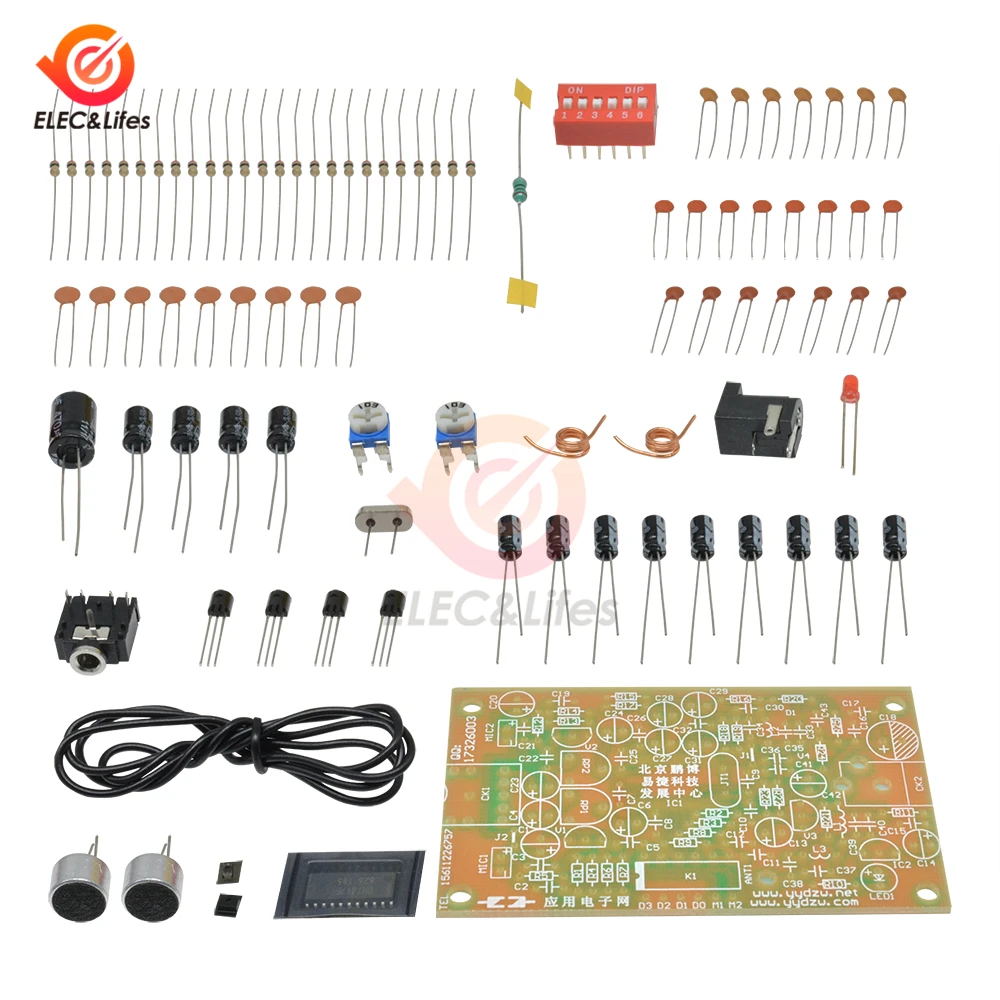 DIY цифровой радиоприемник PLL Stereo BH1417F комплект FM радиопередатчика|Детали и