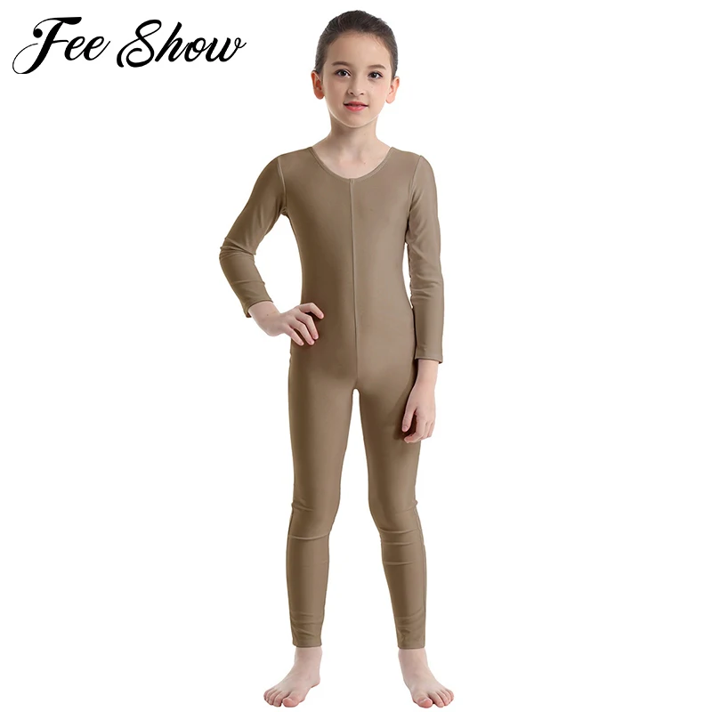 Детские балетные трико балерины для девочек зимние и гимнастические с длинными
