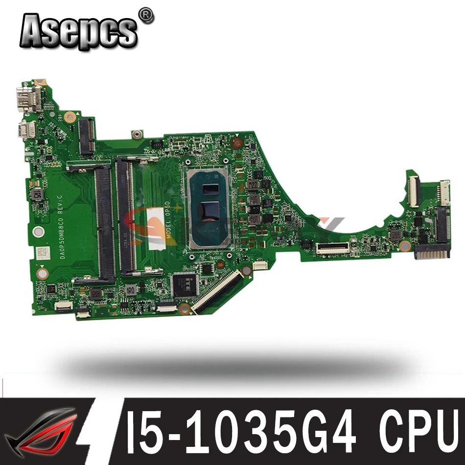 

L88208-601 L88208-001 Laptop UMA Motherboard DA0P5DMB8C0 w/I5-1035G4 for HP Pavilion 15-DY 15S-FQ 0P5D Laptops Mainboard