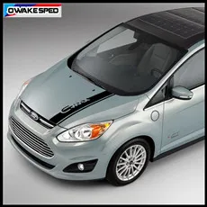 Для Ford C-MAX капот спортивные полосы гоночный Стайлинг Авто тело DIY виниловые наклейки для автомобиля капот крышка двигателя декоративные наклейки