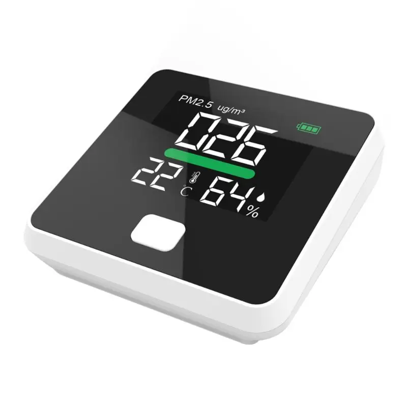 

PM2.5 Air Quality Monitor Gas Detector Air Temperature Humidity Analyzer Sensor U4LA