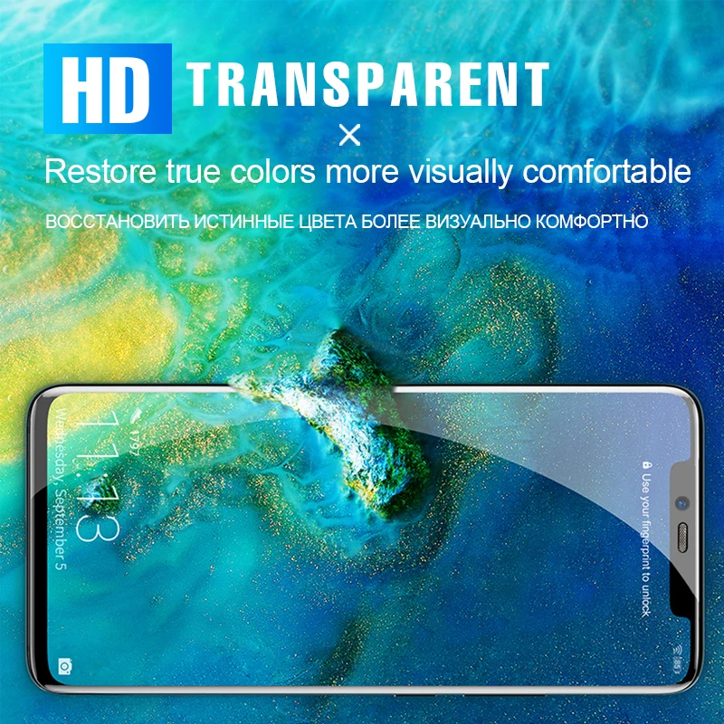 3D полная Защита экрана для Huawei P30 P20 Pro Mate 20 Lite мягкая защитная Гидрогелевая пленка