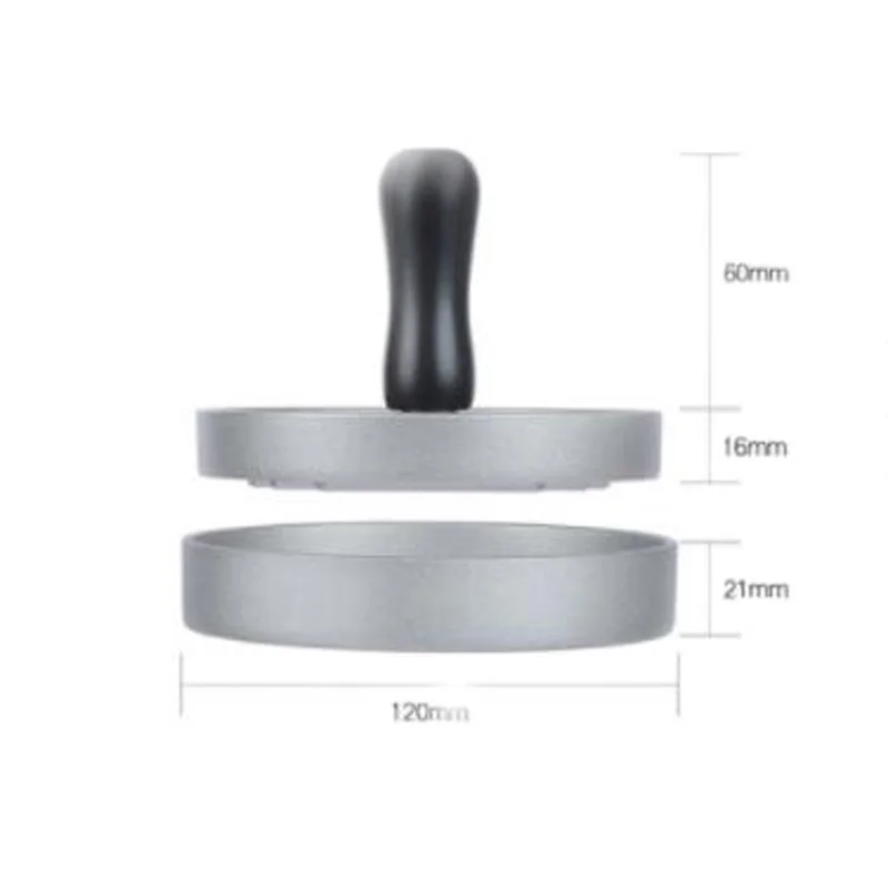 Пресс для гамбургеров круглой формы из алюминиевого сплава мяса говядины гриль