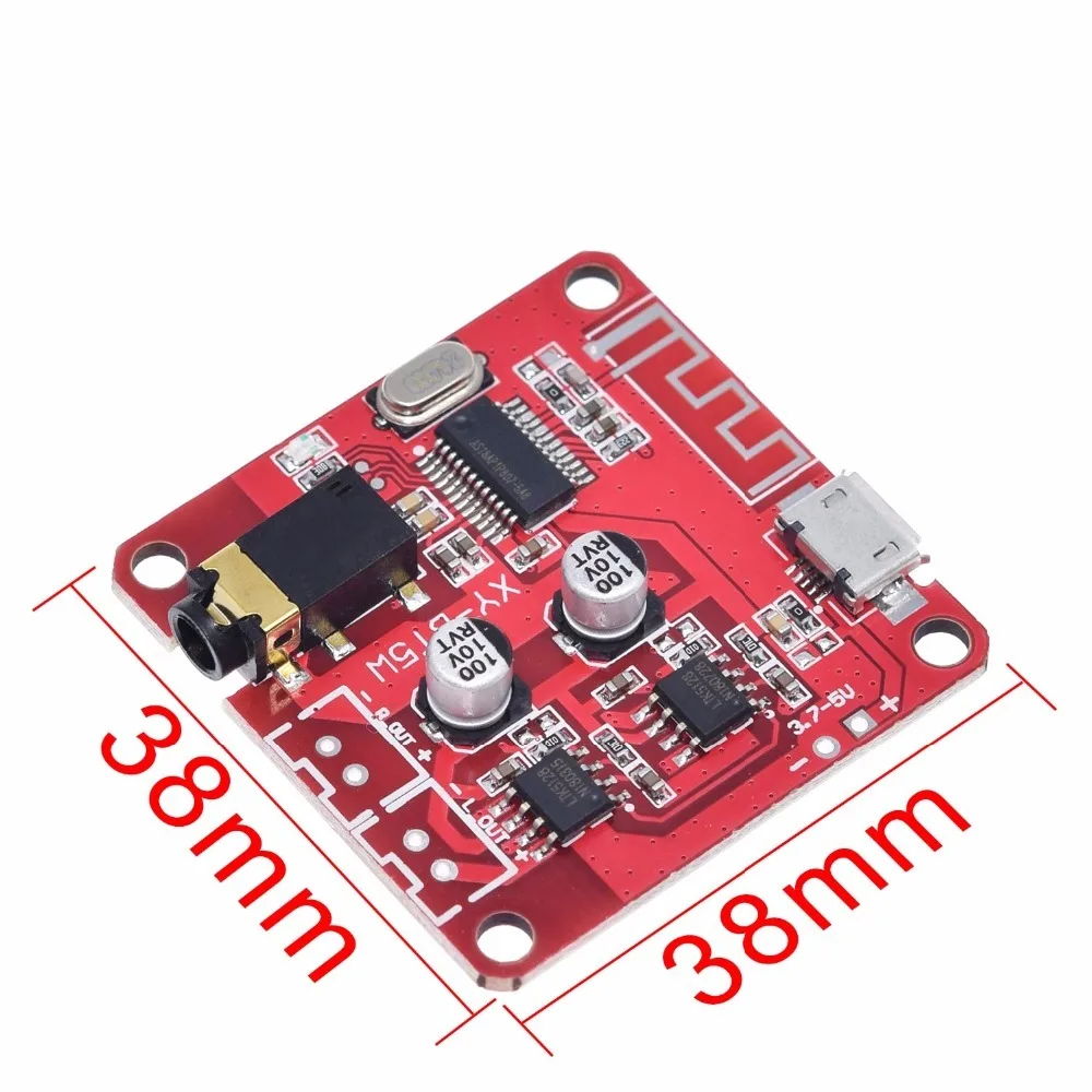 XY-BT5W DC 3,7~ 5 в Bluetooth 4,2 аудио приемник 5 Вт+ 5 Вт стерео усилитель мощности доска