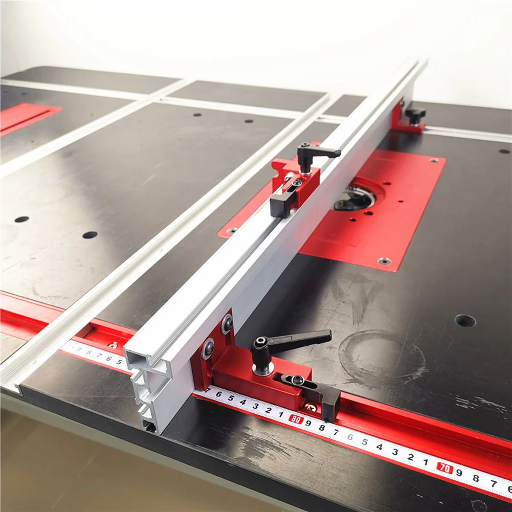 

Woodworking Aluminium Alloy T-track Slot Miter Track Jig Fixture Saw Table Chute Router Table Bandsaws DIY Tools Type-45 Scale