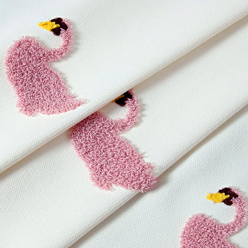 Шторы с мультяшным розовым лебедем для детской комнаты окна спальни принцессы