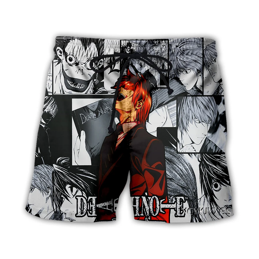 Xinchenyuan новые модные мужские/женские аниме Death Note 3D Печатные повседневные шорты