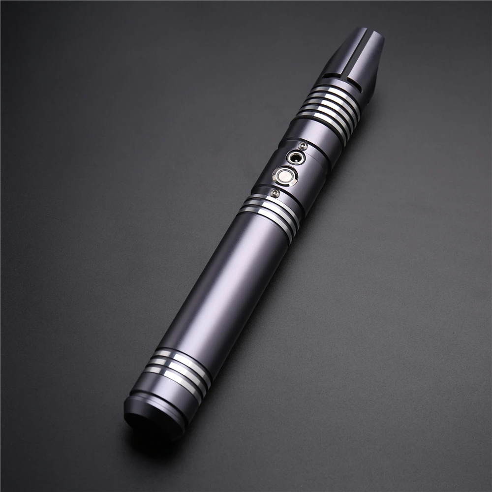 Дешево Световой сабель TXQSABER Neopixel, тяжелая металлическая ручка, 12 меняющихся цветов с блокировкой света Force FX Blaster FOC