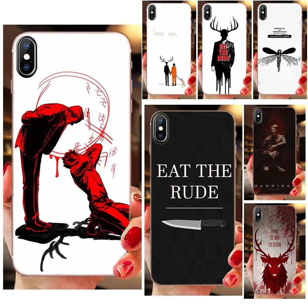 Hannibal Eat The Rude для Xiaomi Redmi 3 3S 4 4A 4X 5 6 6A 7 K20 Note 2 5A Plus Pro мягкое новое поступление|Бамперы|