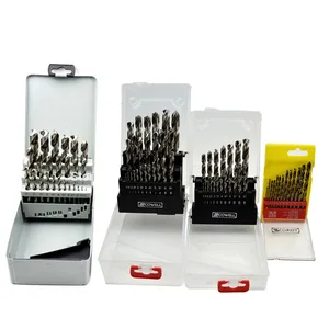 30% скидка 13 шт. 19 шт. 25 шт. набор сверл из быстрорежущей стали набор спиральных сверл для металла M35 кобальтовое сверло для нержавеющей стали
