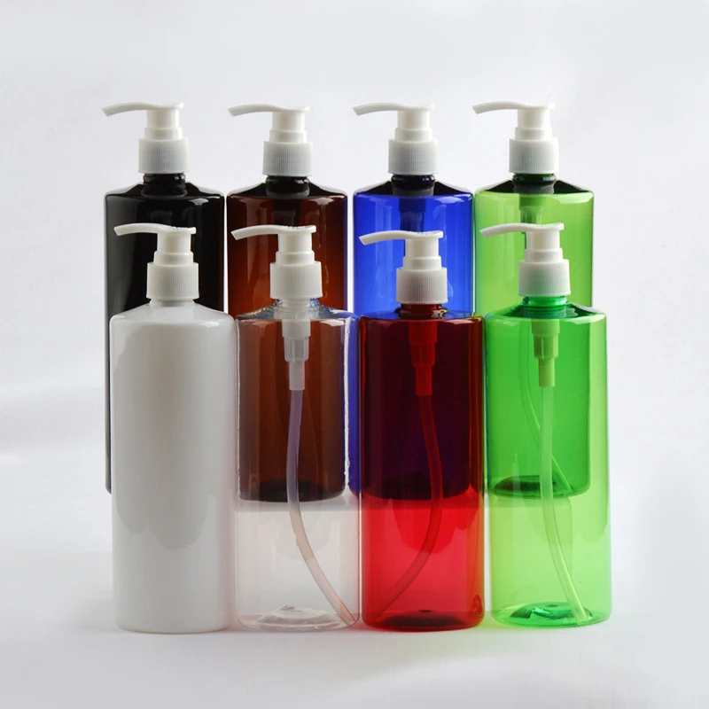 6 PCS Large Capacity 500Ml Lotion Shower Gel Empty Refill Pump Bottle Travel Soap Holder Dispenser for | Красота и здоровье