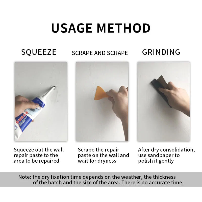 Настенная мазь для ремонта стен белая внутренняя стенка ремонт кожи стена