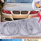 Гало кольца светильник наборы для BMW 3 серии E91 E90 ксенон головной светильник Multi-Цвет RGB светодиодный Ангельские глазки дистанционного Управление 2005 2006 2007 2008