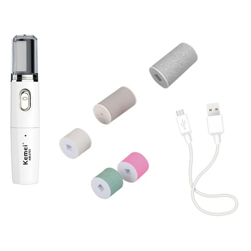 5в1 водостойкая электрическая пилка для ног Машинка удаления мозолей педикюрное