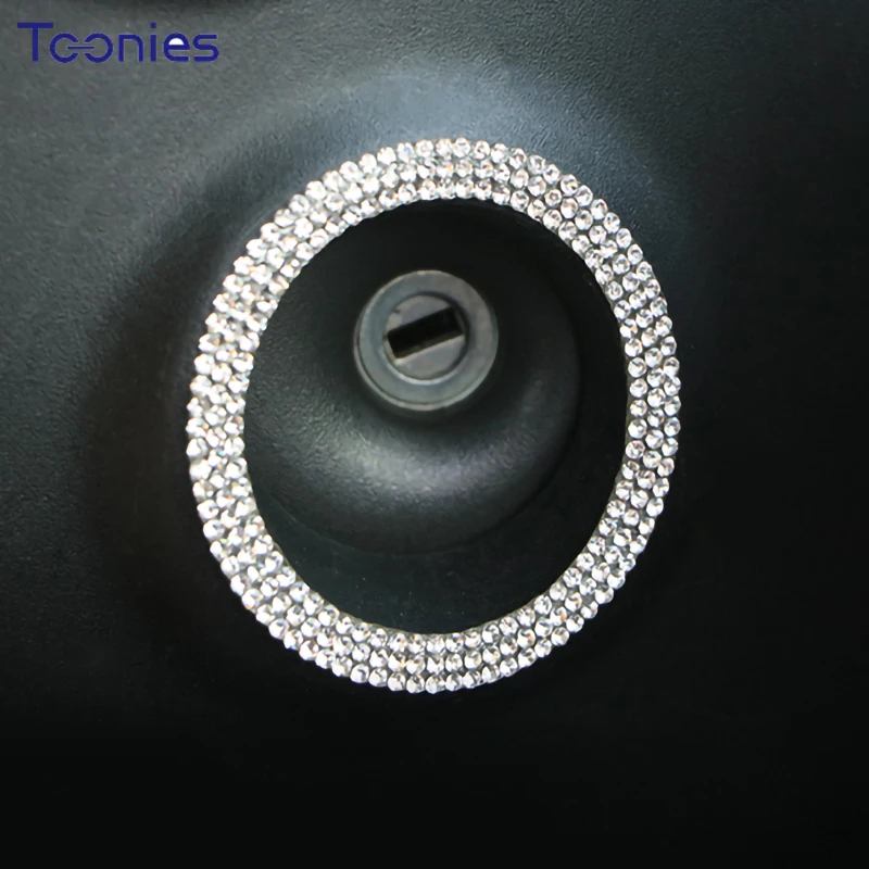 Блестящее сверло зажигания автомобиля Замочная скважина для декоративных колец