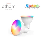 ATHOM pre Flashed WLED умная цветная лампа ESP8285 4,5 W GU10