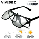 Солнцезащитные очки-авиаторы VIVIBEE, фотохромные поляризационные, 2021, для мужчин и женщин, меняющие цвет, для ночного вождения