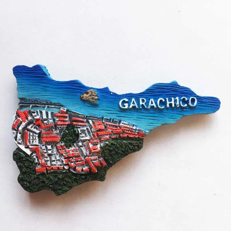 Магнитный декор для холодильника Valencia 3D карта тенерифа остров в Испании