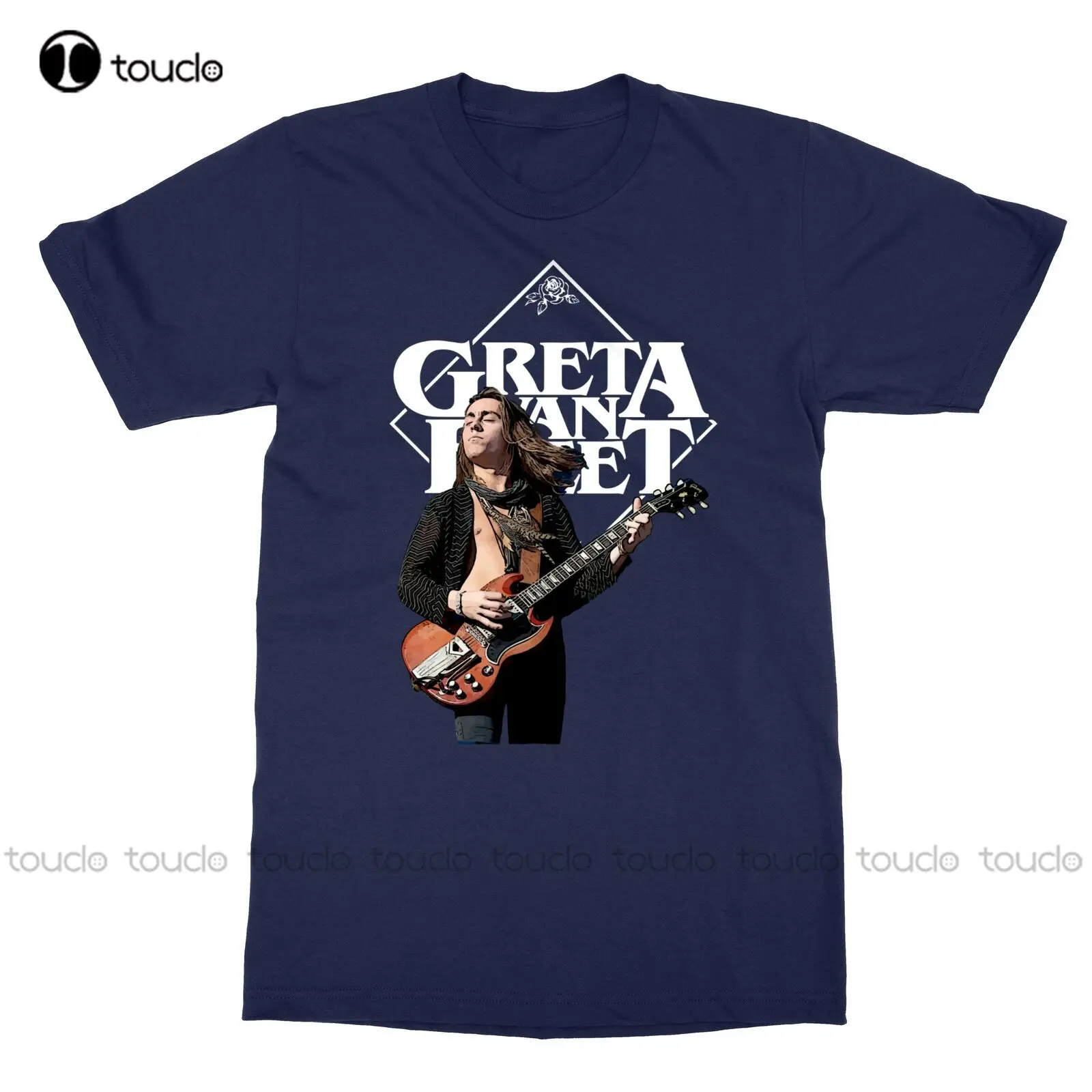 

New Jake Kiszka Greta Van Fleet Guitarist Men'S T-Shirt Cotton Tee Shirt