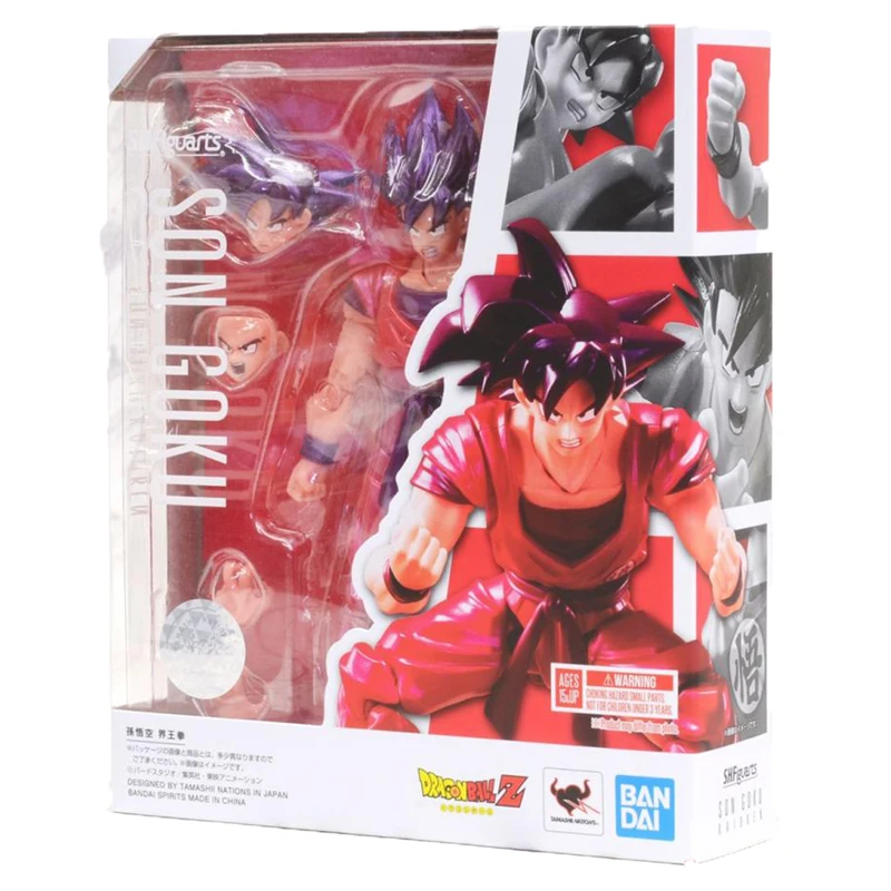 

BANDAI SHF Dragon Ball Z KAKAROT kaiouken Action Figure Collectible Model Children Toys Festival Gift