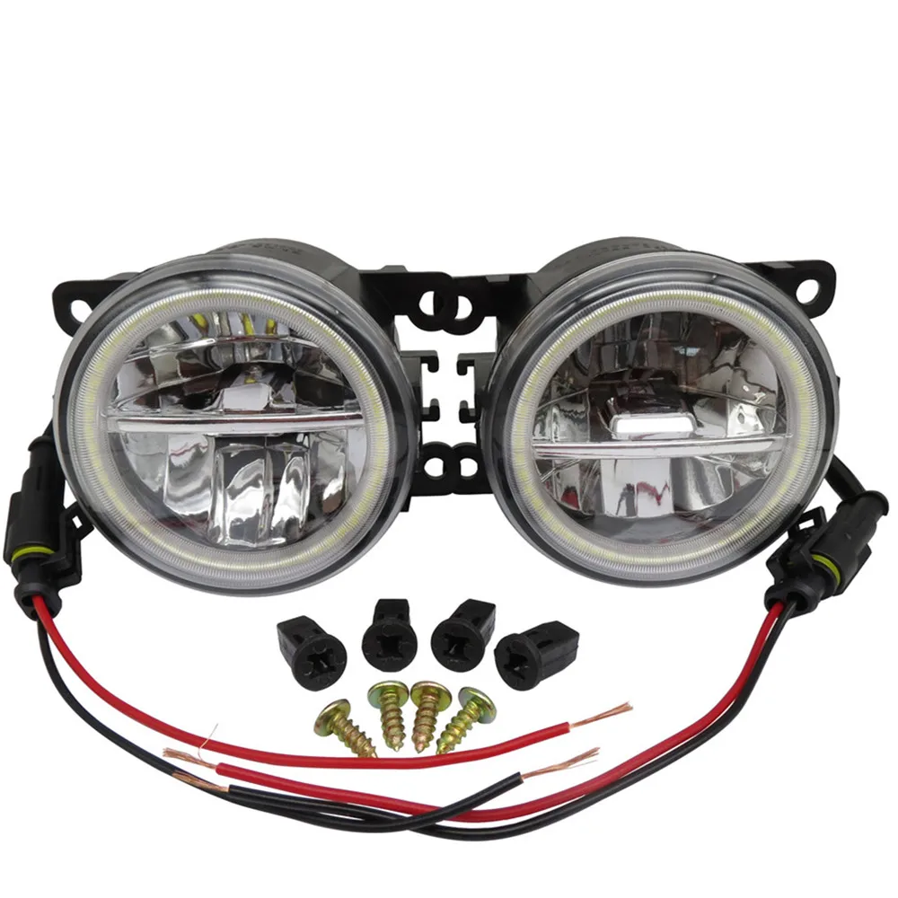 Malcayang светодиодный туман светильник глаза ангела дневного DRL для Защитные чехлы