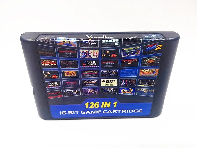 126 горячие игры в одном картридже для консолей Megadrive Genesis 1 игра caridge sega |