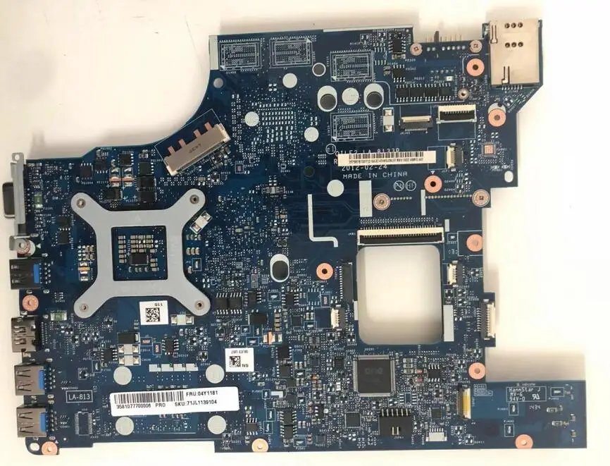 

KEFU QILE2 LA-8133P For Lenovo ThinkPad E530 E530C Notebook Motherboard FRU 04W4014 PGA989 HM77 DDR3 100% Test
