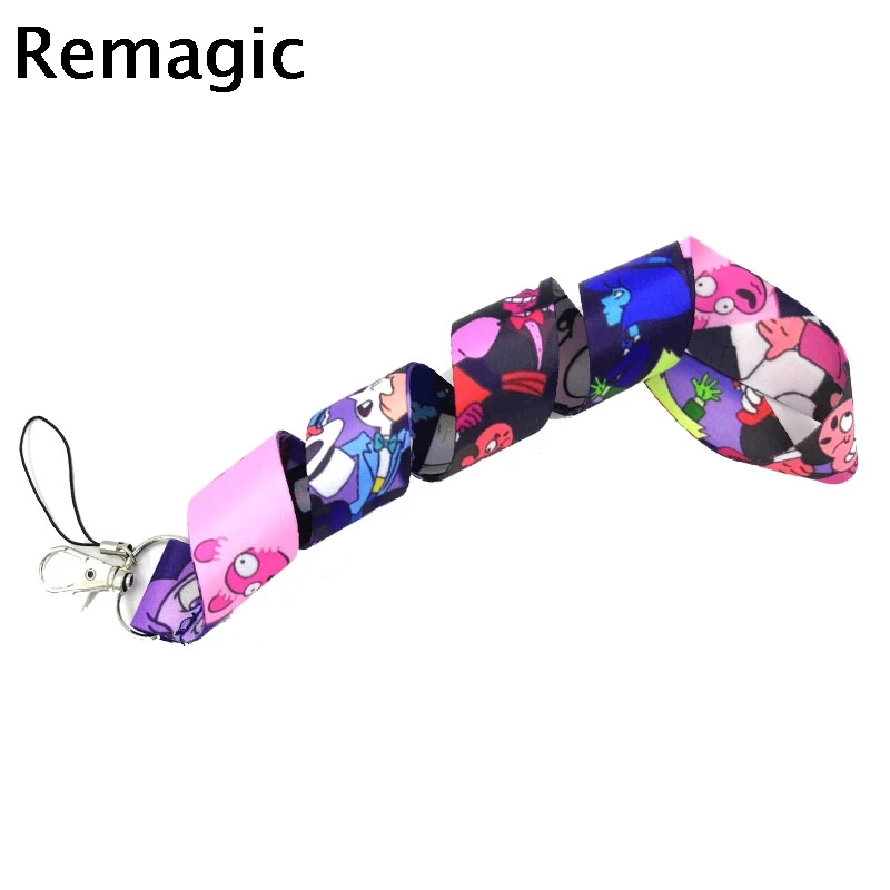 100 шт. мультяшный аниме ремешок на шею брелок для мобильного телефона ремень