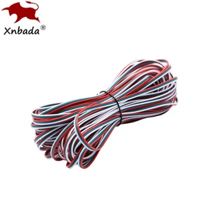 10  100 м Светодиодная лента провод кабель 22AWG 3Pin для WS2811 16703 WS2812B SK6812 Светодиодная лента