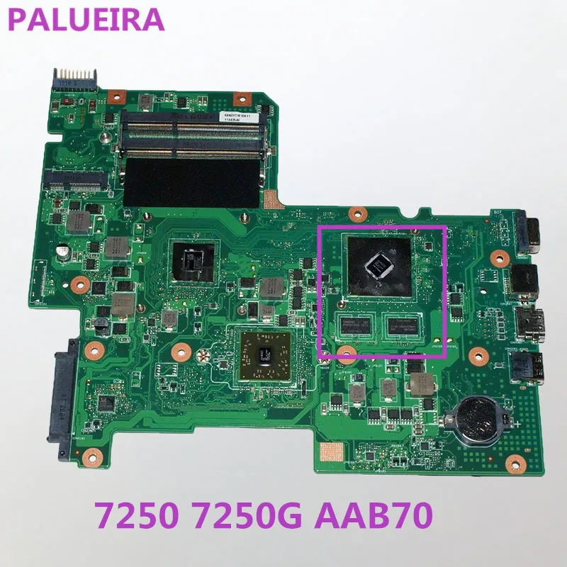 PALUBEIRA laptop motherboard For acer aspire 7250 7250G ATI Graphics MB.RLB0P.003 with graphics card chips AAB70 WITH CPU 08N1- |