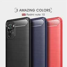 Carbon Case For Xiaomi Redmi Note 10 Case Fiber Protective Case For Redmi Note 10 Hard Cover For Xiaomi Redmi Note 11 11 Pro