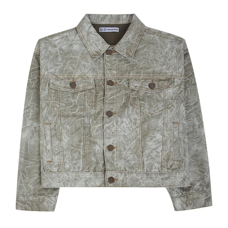 Леопардовая джинсовая куртка для женщин большие размеры модное армейское