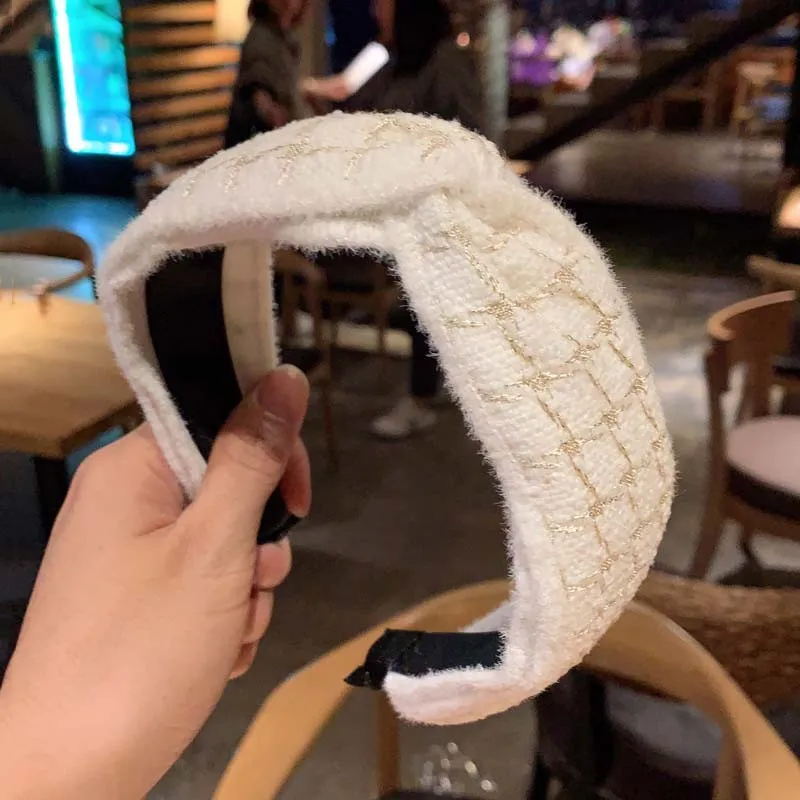 

Women Winter Autumn Headband Vintage Cross Knot Elastic Hair Bands Soft Solid Girls Hairband Hair Accessories Korean Fashion