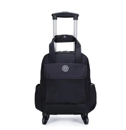 16 Inch Женские деловые дорожные сумки на колесиках, дорожные рюкзаки на колесиках, рюкзак на колесиках, рюкзак на колесиках Mochila, Оксфорд, багаж на колесиках, чемодан - Цвет: 16 Inch