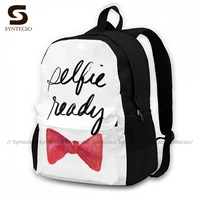 selfie backpacks unisex soft stylish backpack polyester trekking bags
