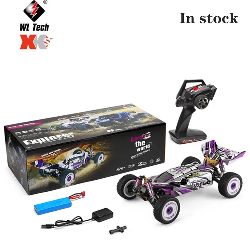 

WLtoys 144001 2.4G Racing Remote Control Car RC 4WD Off-Road Drift Car 60 km/h Metal Chassis Electric RC Formula Car