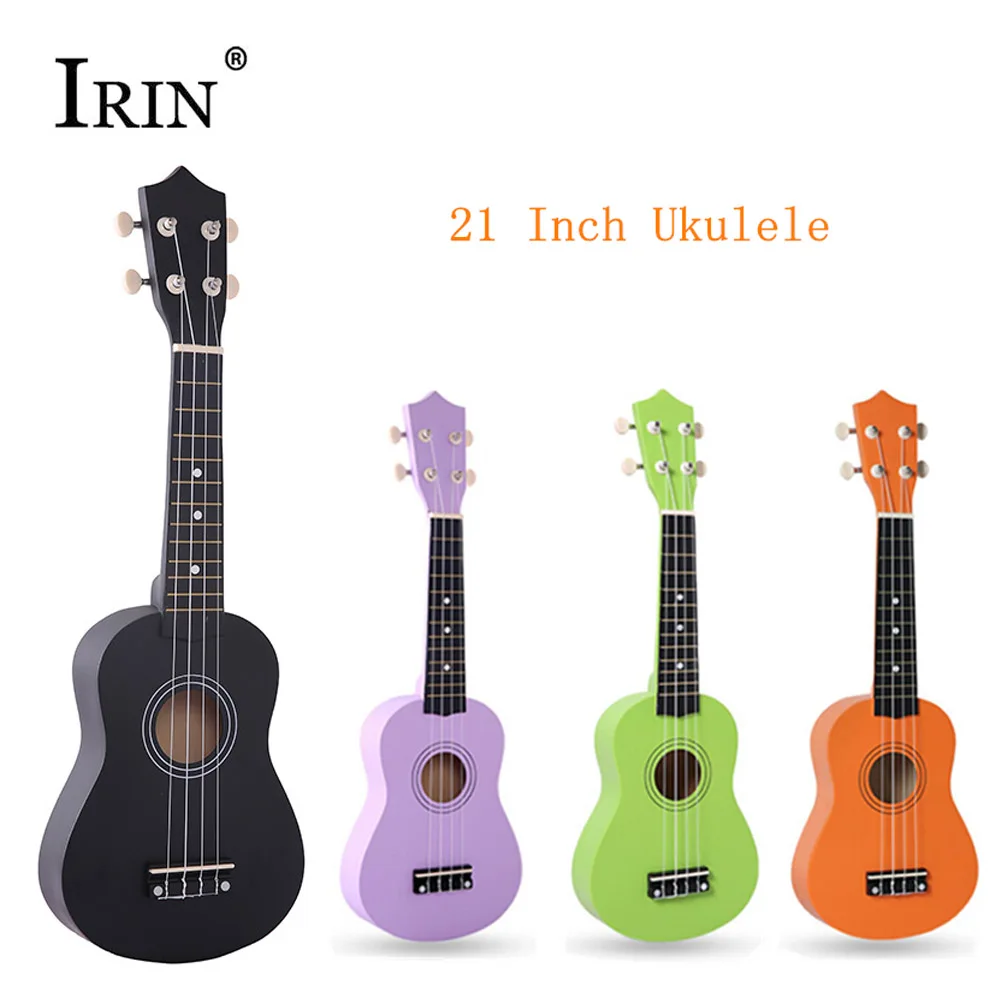 

IRIN Professional Mini 21 Inch Ukelele Basswood 4 String Rosewood Fingerboard Pure Tone Ukulele Uke Musical Instrument Kids Gift