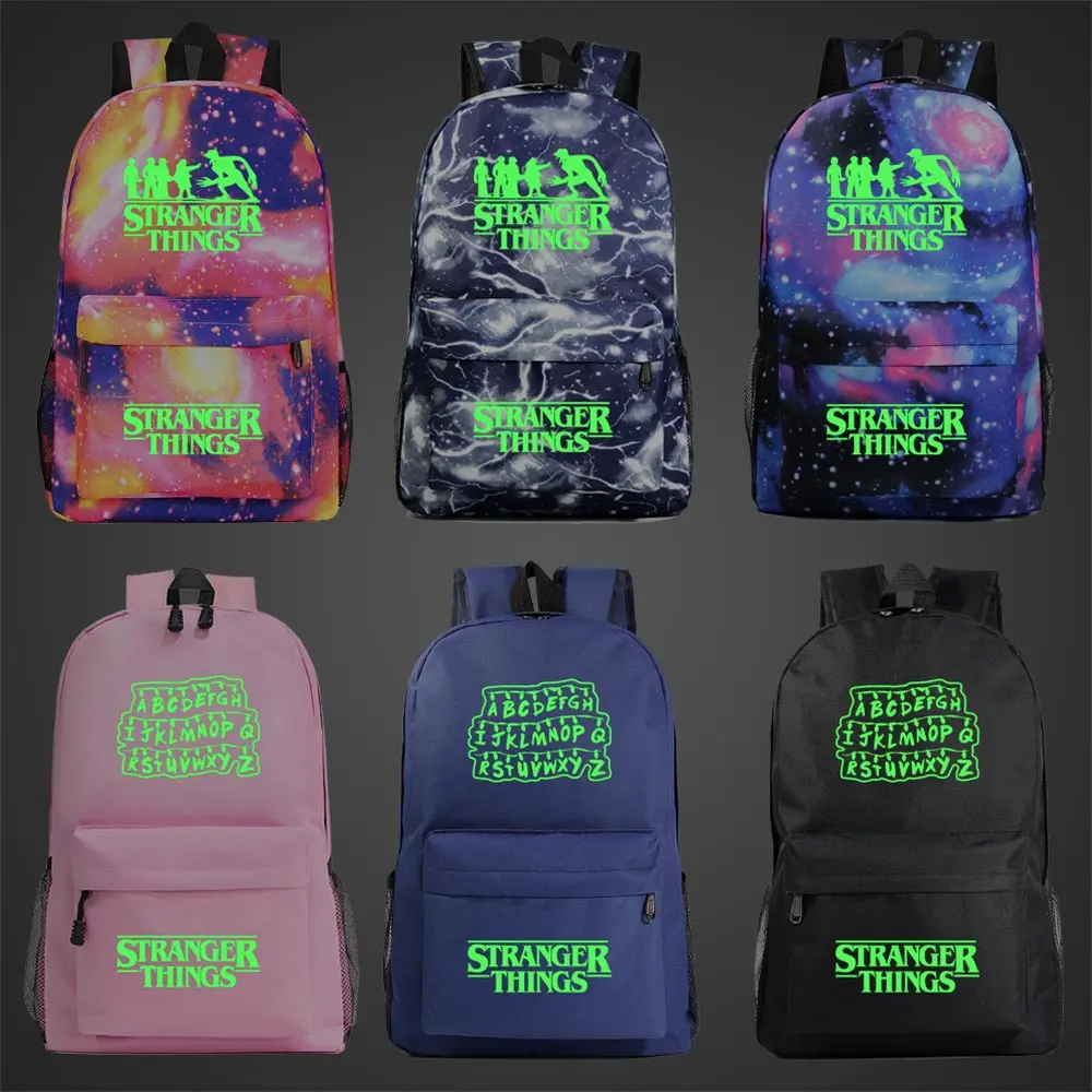 Модная зеленая светящаяся школьная сумка для книг мальчиков и девочек сумки