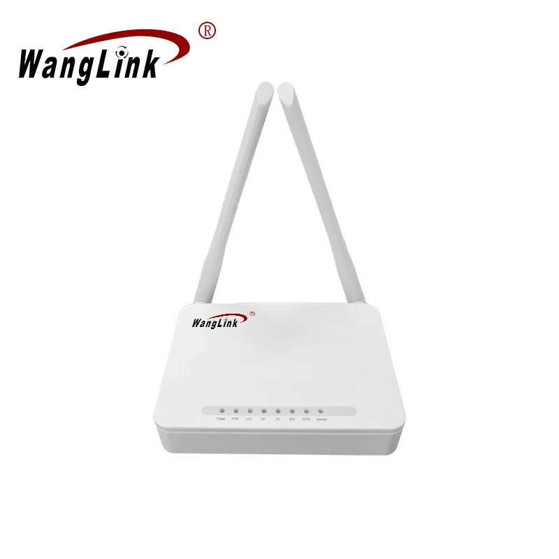 Wanglink XPON ONU ONT Optik Ağ terminали 1GE + 1FE 1 POTS 2 Ethernet LAN bagan lanti noktasi GEPON ONU|Оптоволоконное