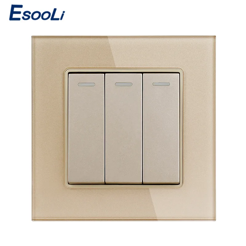 Esooli роскошная белая кристаллическая панель из закаленного стекла 1 комплект