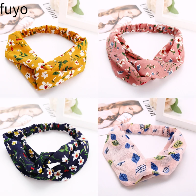 Повязка на голову с бантом и цветком Новое поступление 2019 1 шт. удобная ткань в