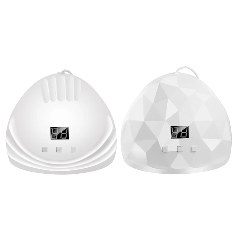 

D2TA UV Nail Lamp Set USB Rechargeable Infrared Smart Sensor 88W Nail Polish Curing Dryer Nail Light for All Gel Nail Polish