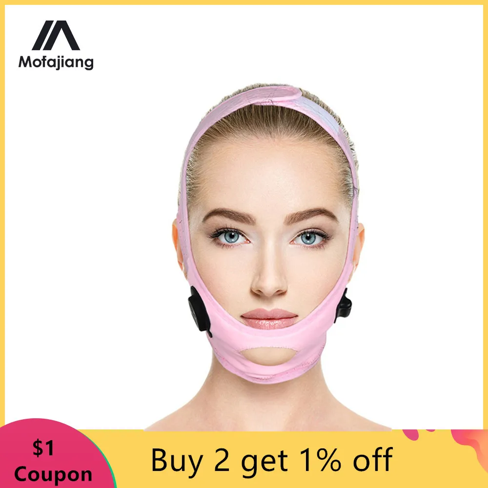 Лифтинг Лица похудение бандаж уменьшить двойное устройство Микро ток