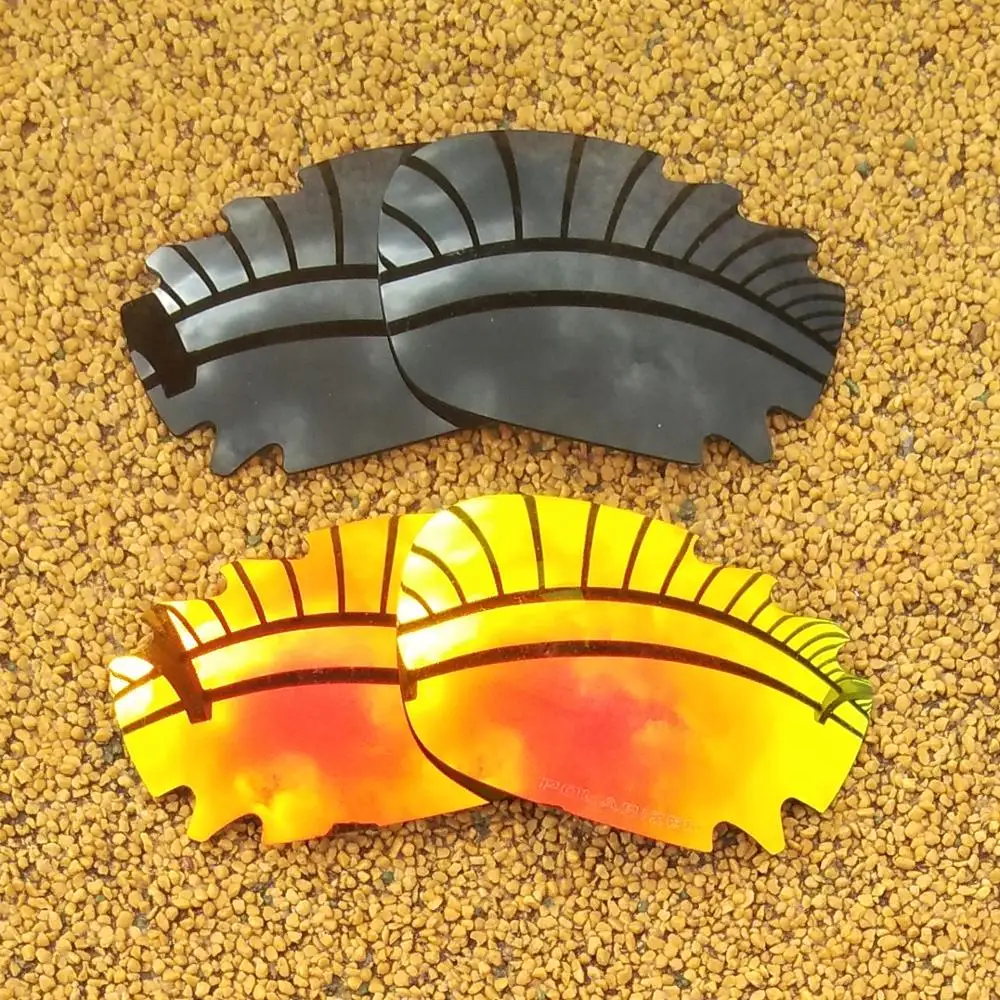 Черные и оранжевые красные зеркальные Сменные поляризационные линзы для оправы