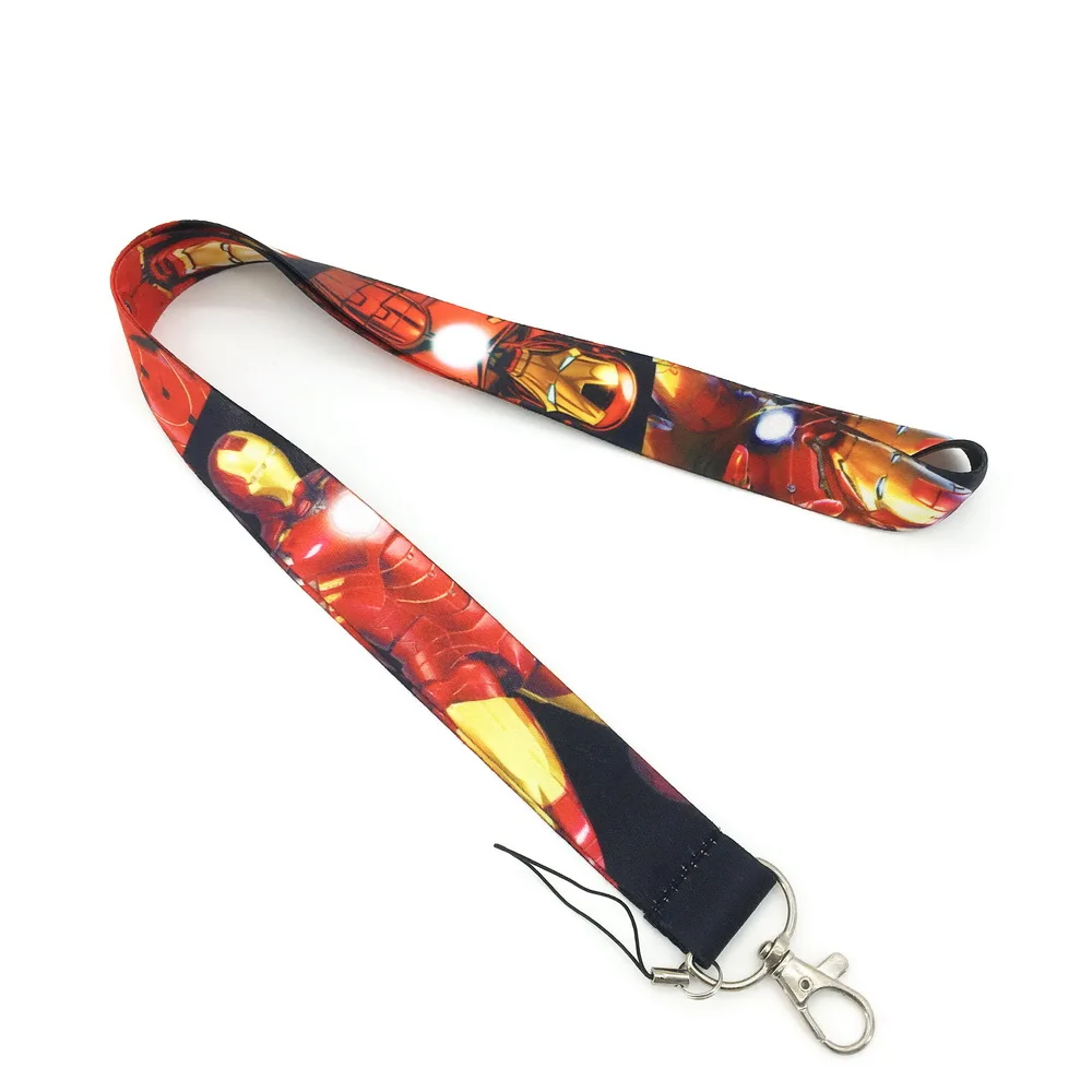 10 шт/20 шт/30 шт/50 шт Marvel Comic Hero Lanyard телефон ID брелки кошелек цепь подарок коллекция