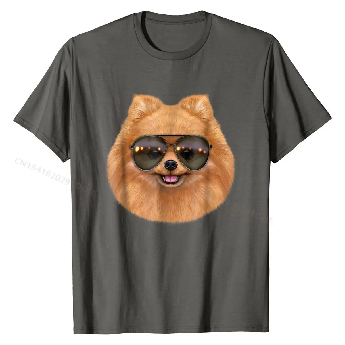 Футболка мужская в стиле хип-хоп с надписью Померанская собака - купить по