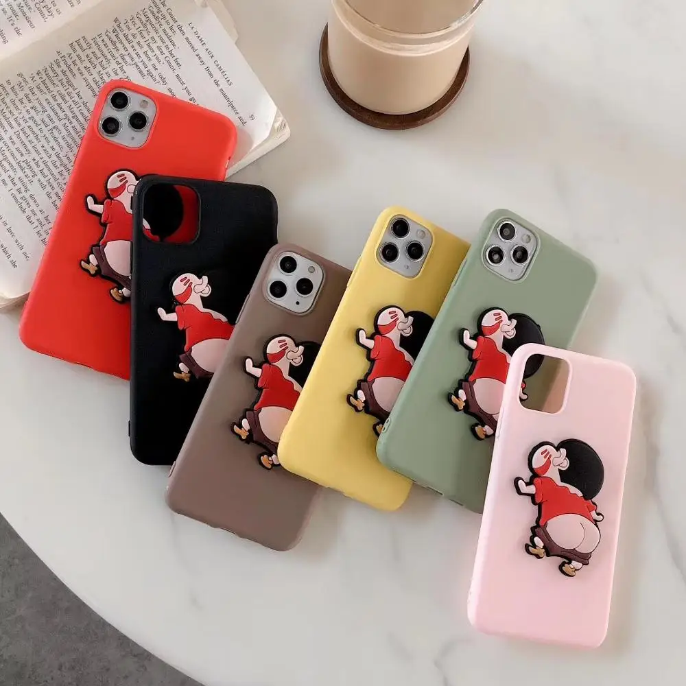 Японский 3D милый мягкий чехол для iphone 11MAX 11Pro MAX XS XR 8 plus для samsung S10