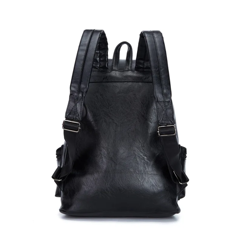Рюкзаки для путешествий из искусственной кожи отдыха Винтажный Мужской кожаный