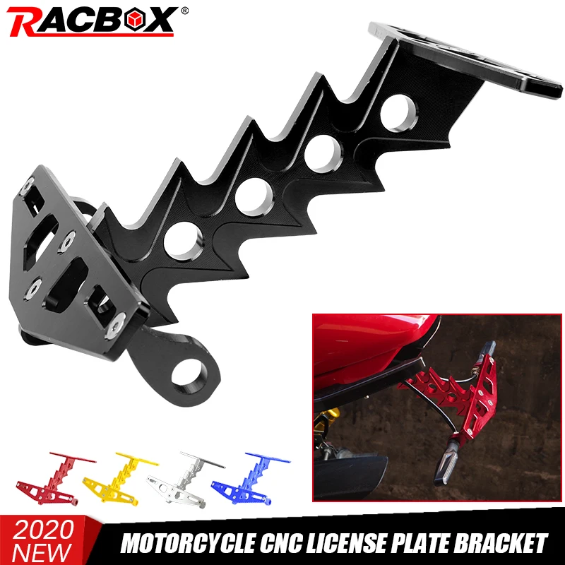 Новый кронштейн для мотоцикла Racbox с ЧПУ заднего номерного знака светильник