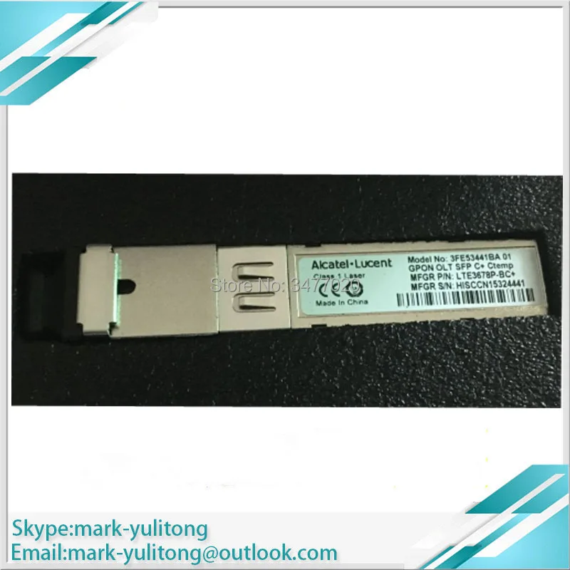 Новые оригинальные Alcatel Lucent GPON Class C + SFP модули используются для PON платы OLT |